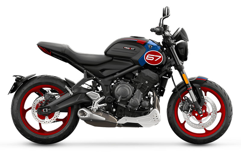2026 TRIUMPH TRIDENT 660 TRIPLE TRIBUTE EDITION SAPPHIRE BLK/COBAL
